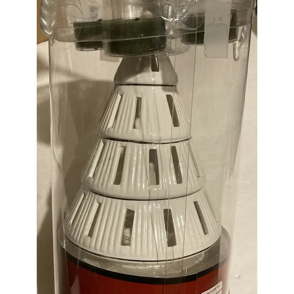 NEW Yankee Candle‎ Mistletoe Large Candle Holder Christmas Tree White